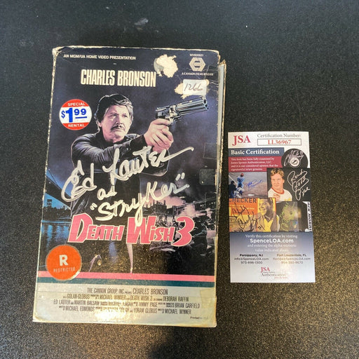 Ed Lauter Signed Autographed Death Wish 3 VHS Movie With JSA COA
