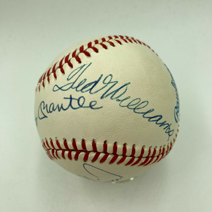 Mickey Mantle Ted Williams Carl Yastrzemski Triple Crown Signed Baseball JSA COA