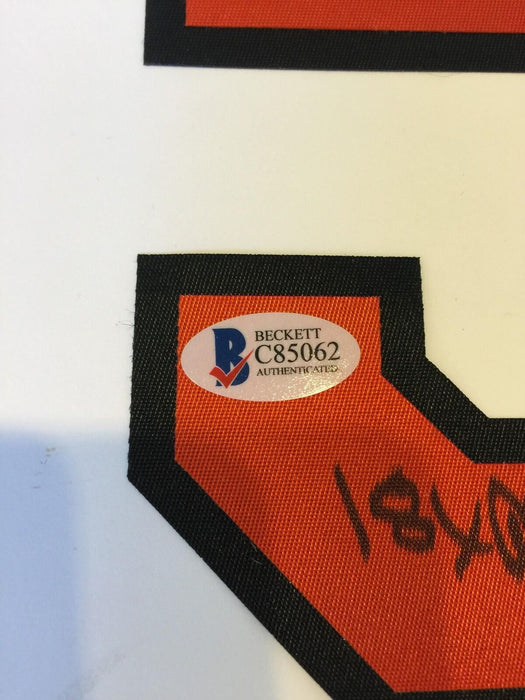 Brooks Robinson Signed Inscribed Baltimore Orioles Jersey Number #5 Beckett COA