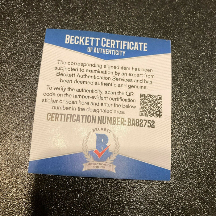 Scottie Pippen Signed Spalding Basketball With Beckett COA Chicago Bulls