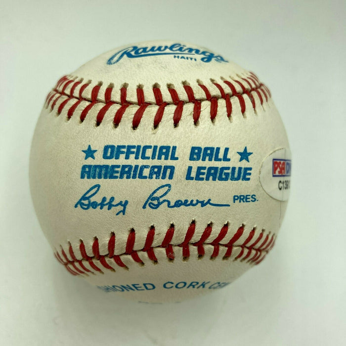 Lefty Gomez Signed Official American League Baseball With PSA DNA COA