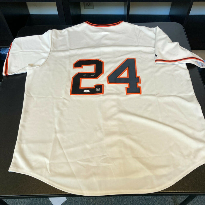 Willie Mays Signed Authentic San Francisco Giants Jersey With JSA COA