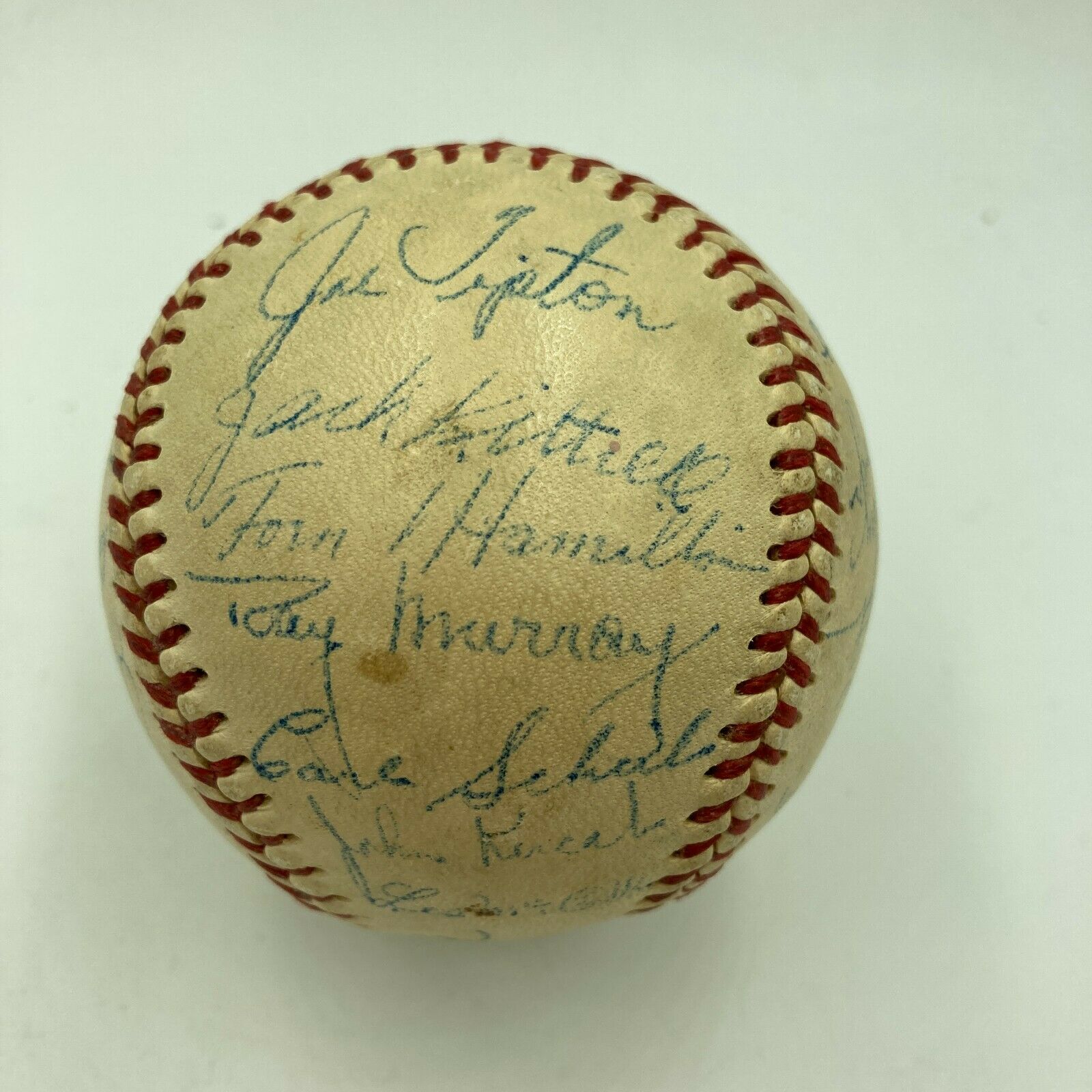 1950 Philadelphia Athletics Team Signed Ball With Connie Mack