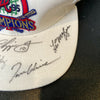 1995 Atlanta Braves World Series Champs Multi Signed Hat Chipper Jones JSA COA