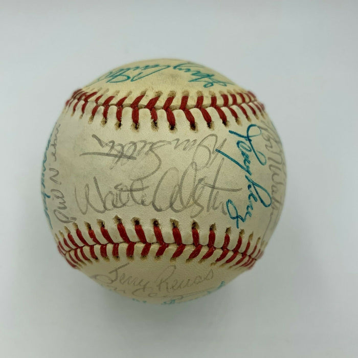 1975 All Star Game Team Signed Baseball Tom Seaver Gary Carter JSA COA