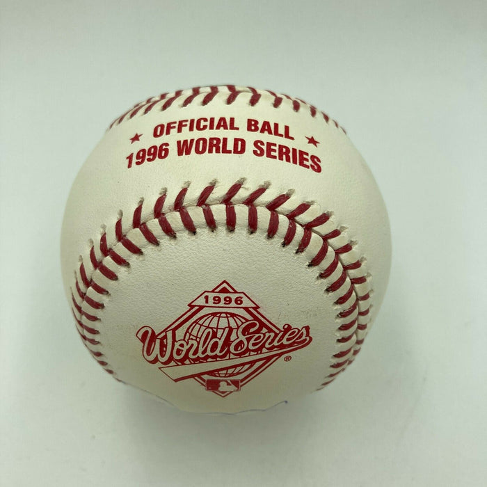 Beautiful Derek Jeter Rookie Signed Official 1996 World Series Baseball Steiner