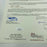 Cal Hubbard Hall Of Fame Signed Autographed Vintage Baseball With JSA COA