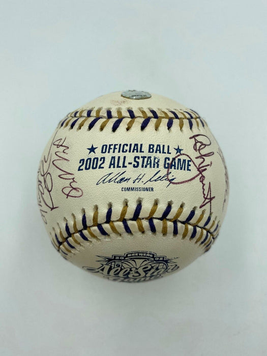 2002 All Star Game Signed Baseball Roy Halladay Mariano Rivera Ichiro Suzuki JSA