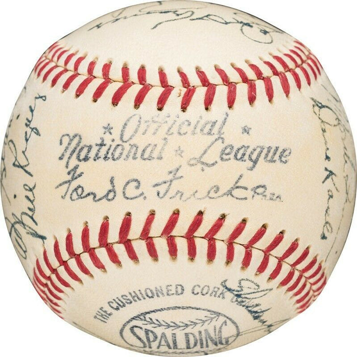 1951 New York Giants Team Signed Baseball PSA DNA Autograph Grade MINT 9