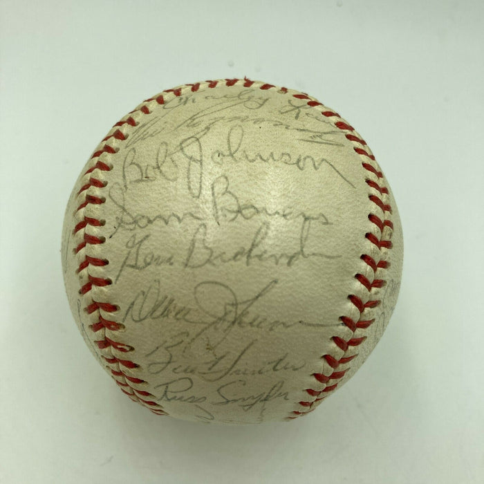 1966 Baltimore Orioles World Series Champs Team Signed Baseball JSA COA