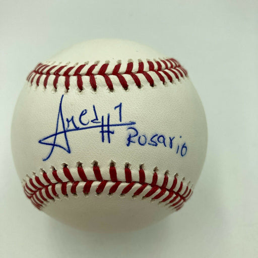 Amed Rosario Signed Autographed Official Major League Baseball