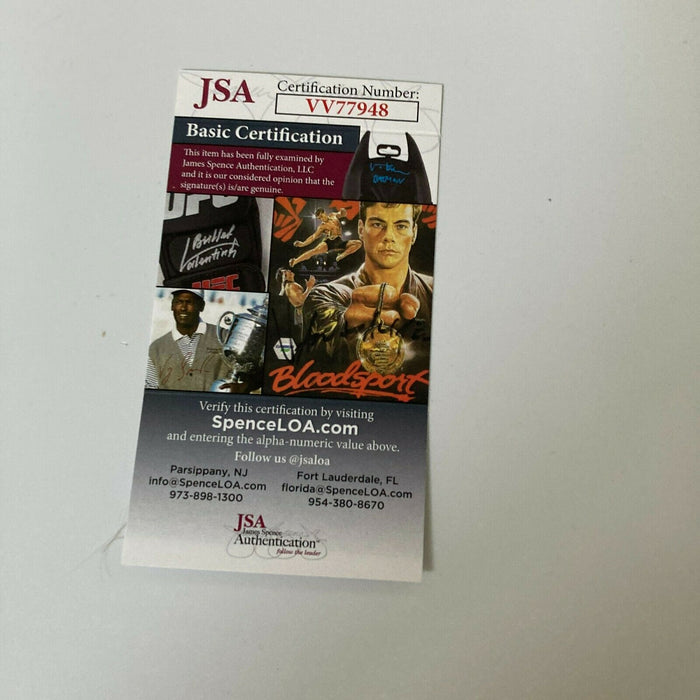 Sho Kosugi Signed Chinese Star Enter The Ninja With JSA COA