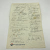 1965 NY Yankees Mickey Mantle Roger Maris Team Signed United Sheet Beckett COA
