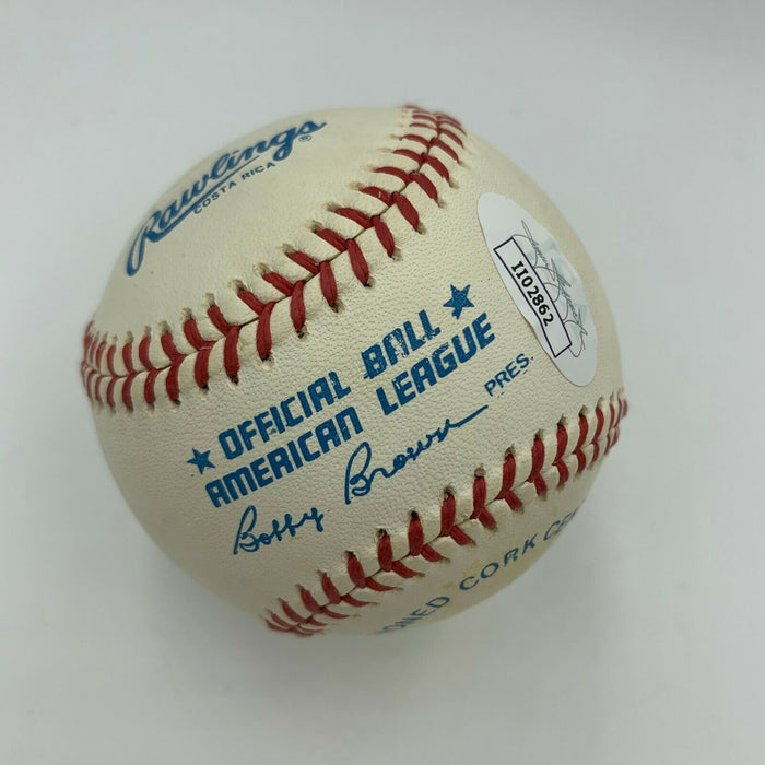 Reggie Jackson Signed American League Baseball JSA COA
