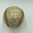 1951 Chicago Cubs Team Signed Official National League Baseball Beckett COA