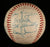1965 Chicago Cubs Team Signed Baseball Ernie Banks Ron Santo Billy Williams JSA