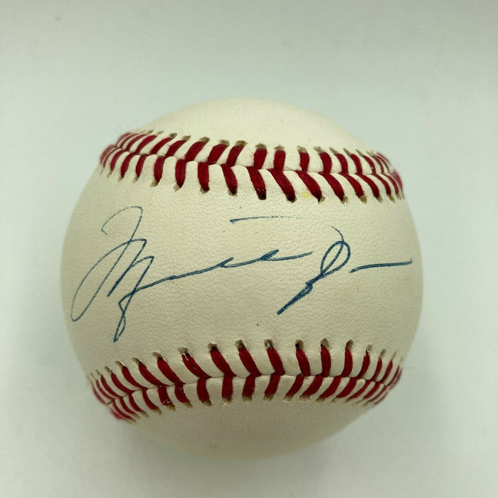 Stunning Michael Jordan Signed Autographed Baseball UDA Upper Deck COA & Box