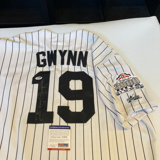 Tony Gwynn Signed San Diego Padres 1999 3,000th Hit Jersey PSA DNA COA