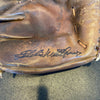 Eddie Mathews Signed Autographed 1950's Game Model Baseball Glove With JSA COA