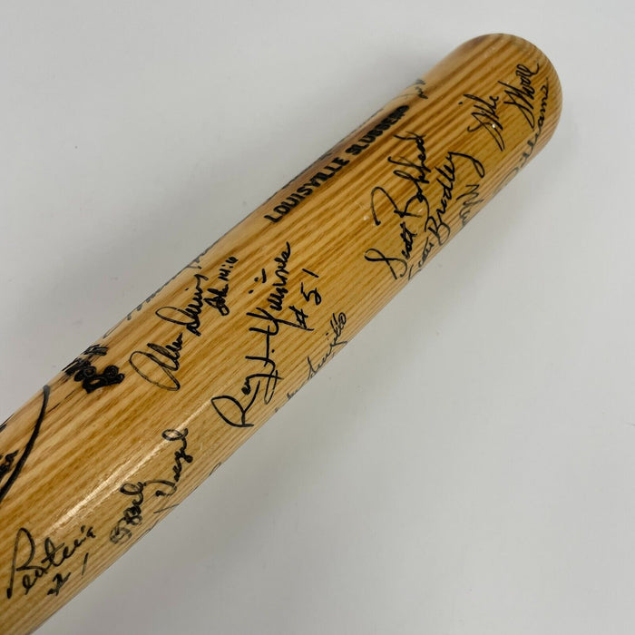 1987 Seattle Mariners Team Signed Louisville Slugger Game Issued Baseball Bat