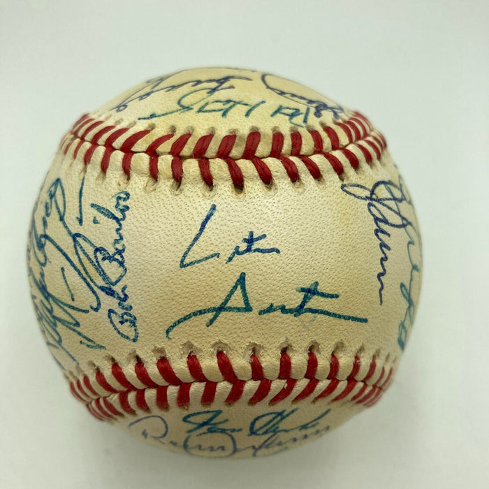 1992 Toronto Blue Jays World Series Champs Team Signed W.S. Baseball JSA COA