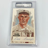 Dave Bancroft Signed Hall Of Fame Perez Steele Postcard Cut Signature PSA DNA