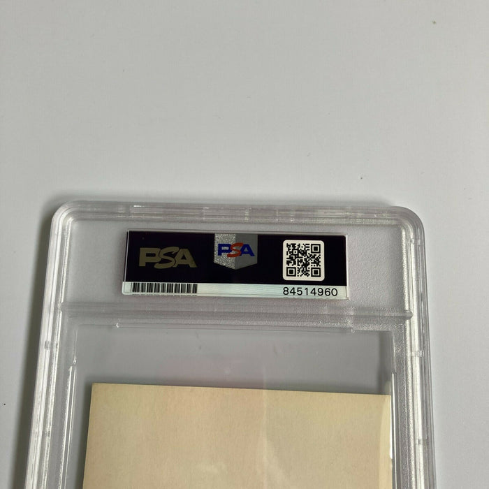 Tom Seaver Signed 1969 New York Mets Shea Stadium Postcard PSA DNA RARE