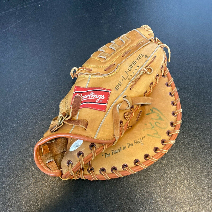 Will Clark Signed Vintage Rawlings First Baseman's Mitt Glove With JSA COA