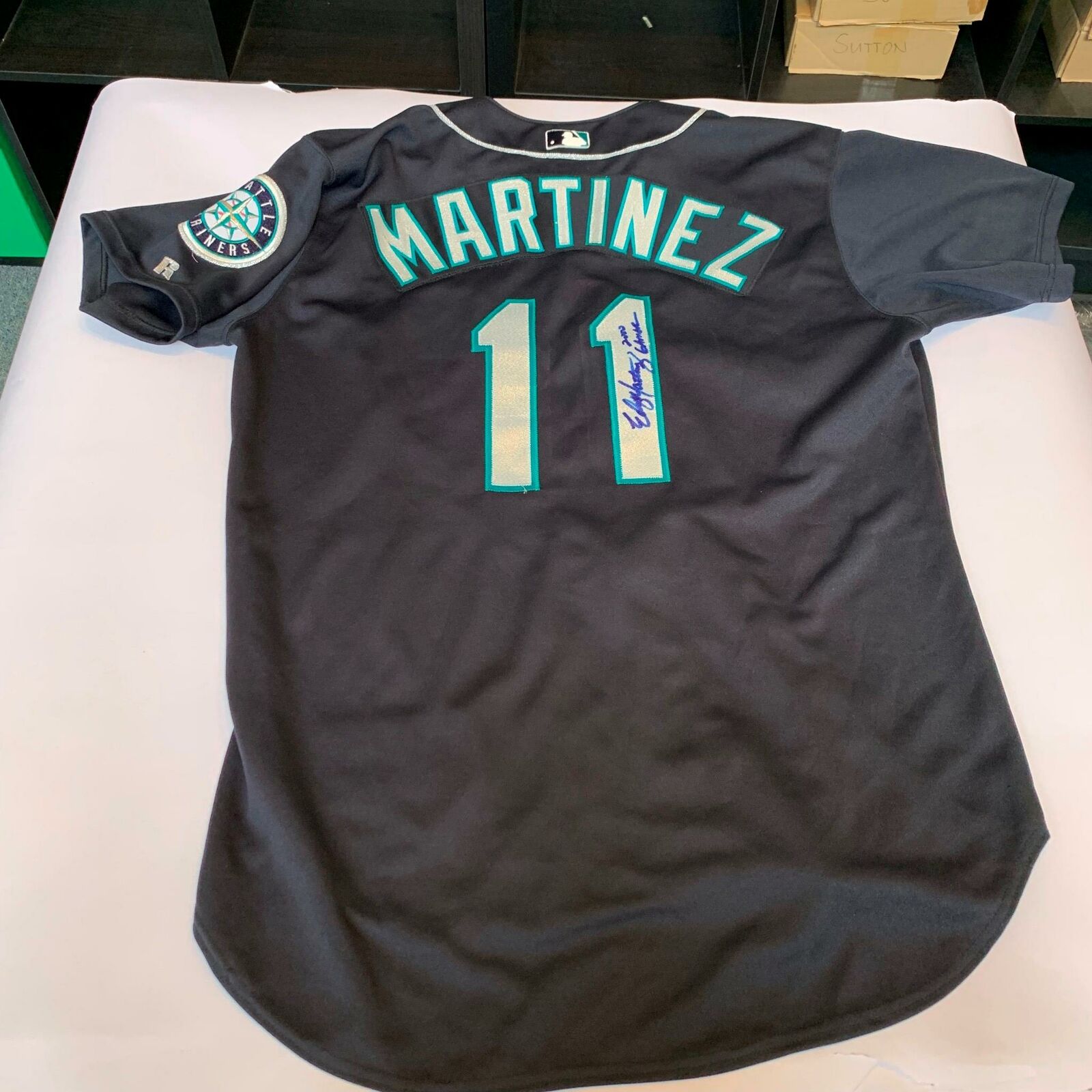 Lot Detail - 2000 Edgar Martinez Game Used Seattle Mariners Home Uniform:  Jersey & Signed Pants (Sports Investors Authentication & Martinez COA)