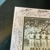 Kansas City Monarchs Negro League Large Photo 82 Signatures Ernie Banks JSA COA