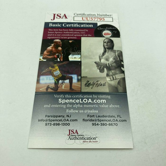 Larry Doby Signed Official Major League Baseball Negro League Legend JSA COA