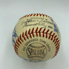 Beautiful 1960 Chicago Cubs Team Signed Baseball Ron Santo Lou Boudreau JSA COA