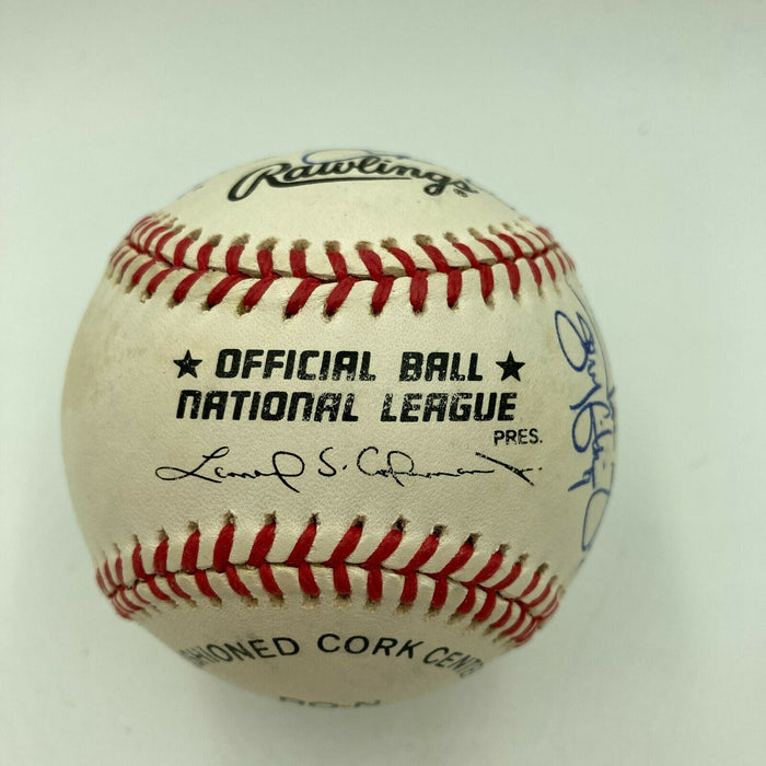 Bob Feller Baseball Legends Signed National League Baseball