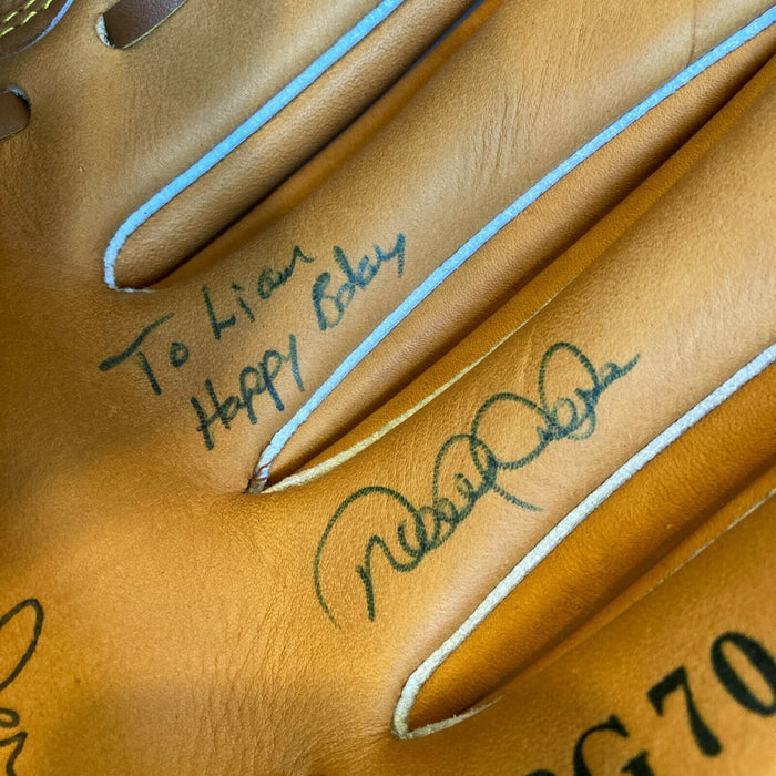 Derek Jeter Signed Rawlings Game Model Baseball Glove With JSA COA