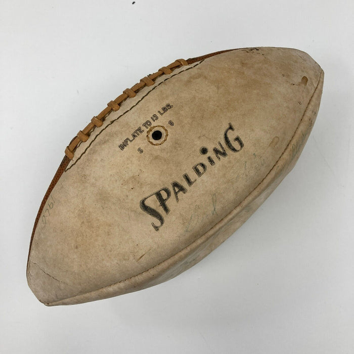 1966 Houston Oilers Team Signed Vintage Spalding AFL Game Football