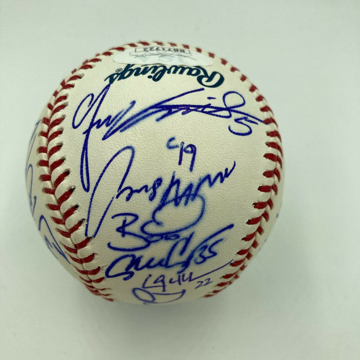 Clayton Kershaw 2013 Los Angeles Dodgers Team Signed Major League Baseball JSA