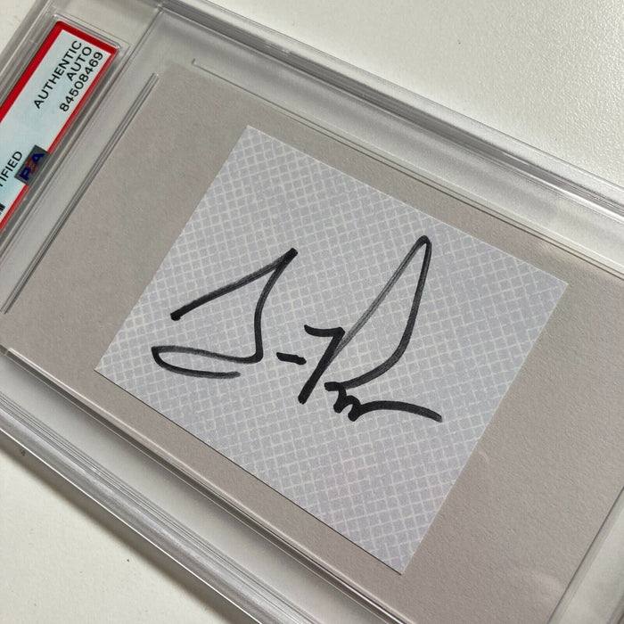 Scottie Pippen Chicago Bulls Signed Cut Auto Autograph PSA DNA & JSA COA