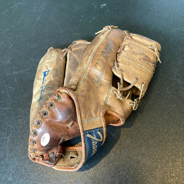 Robin Roberts Signed 1950's Game Model Baseball Glove With JSA COA