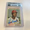 1978 Topps Lou Brock Signed Baseball Card CAS Certified Auto