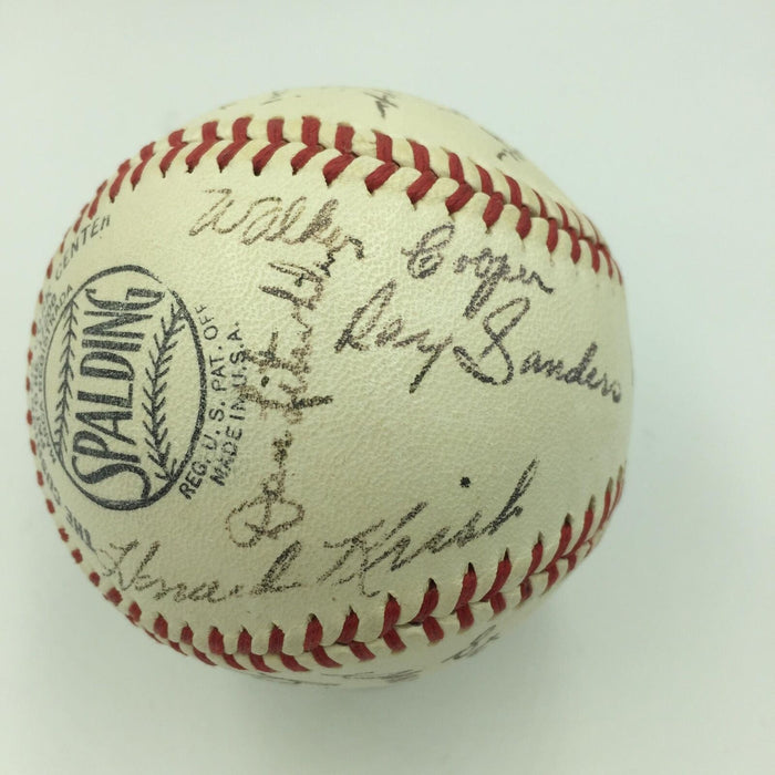 The Finest 1943 St. Louis Cardinals NL Champs Team Signed Baseball PSA DNA COA