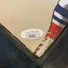 Carlton Fisk "Stay Fair, Stay Fair!" Signed Hand Painted Art Home Plate JSA COA