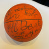 Len Bias 1984-85 Maryland Terrapins Team Signed NCAA Basketball JSA COA RARE!