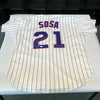 Sammy Sosa 66 Home Runs MVP Signed Chicago Cubs 1998 Game Model Jersey JSA COA