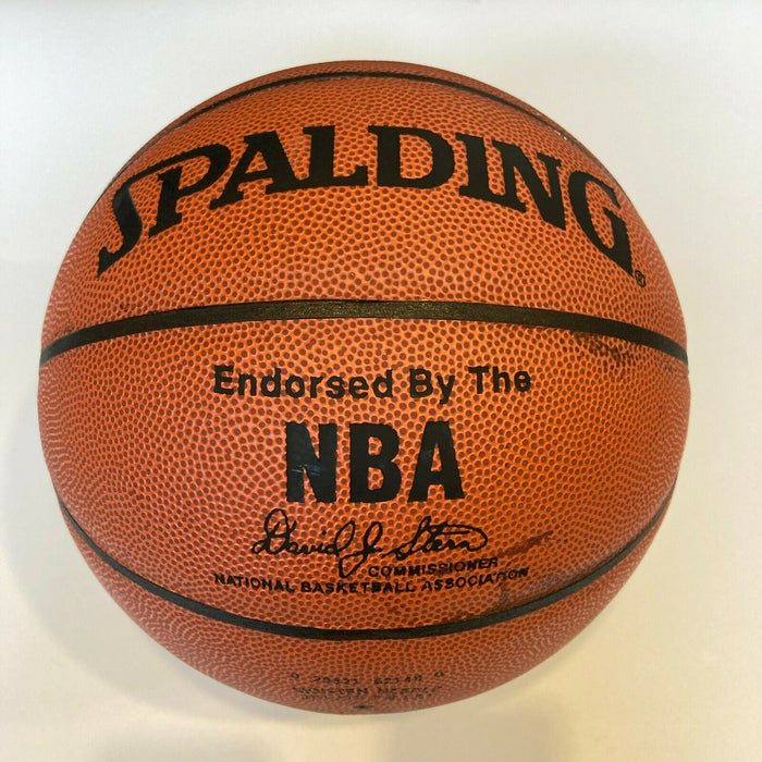 Beautiful Kobe Bryant Signed Spalding NBA Basketball Mint Auto Beckett COA