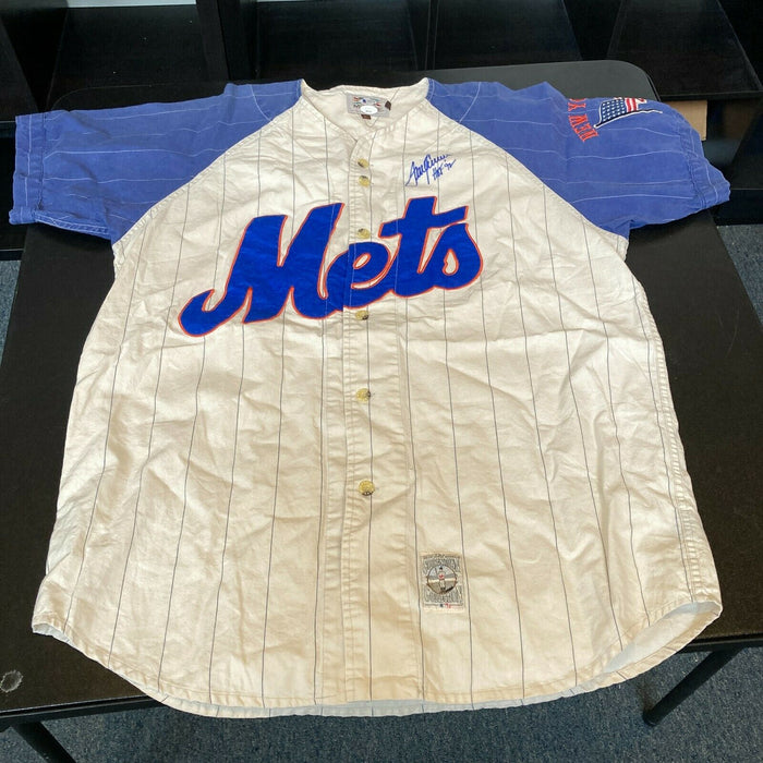 Tom Seaver Hall Of Fame 1992 Signed New York Mets Jersey JSA COA