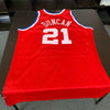 Beautiful Tim Duncan Signed Inscribed Authentic 2003 All Star Game Jersey JSA