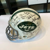 1969 New York Jets Super Bowl Champs Team Signed Authentic Helmet Steiner COA