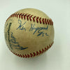 1983 Michigan Wolverines Big Ten Champs Signed Game Used W.S. Baseball JSA COA