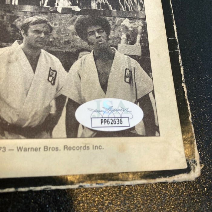 John Saxon Signed Autographed Enter The Dragon LP Record With JSA COA