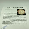 Moe Berg Goose Goslin Sam Rice Washington Senators Legends Signed Baseball PSA